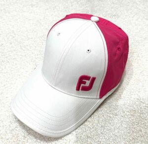 FOOTJOY フットジョイ レディース ベーシック キャップ ピンク 新品 帽子 GOLF ホワイト