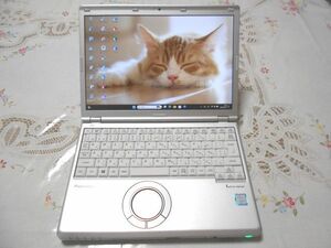 ★工場出荷状態＋ほぼ美品＋DVD＋Win11＋アプリ★ Panasonic Let's note CF-SZ6 Core i5/8GB/SSD256GB/Windows11 Pro/Office2021 NO,0204