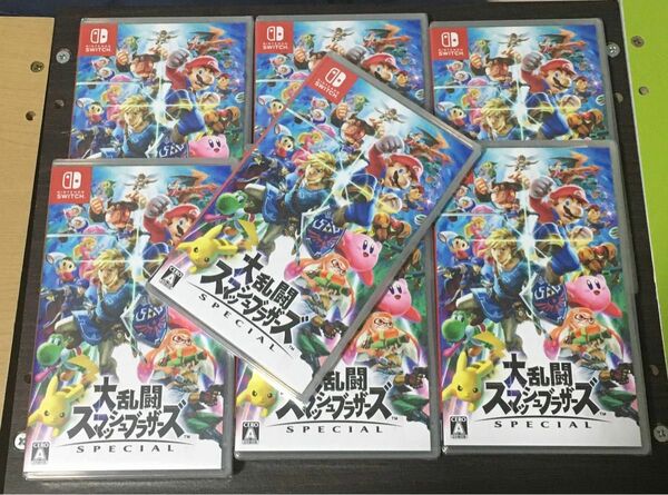Nintendo Switch 大乱闘スマッシュブラザーズ　新品未開封シュリンク付き　7枚セット