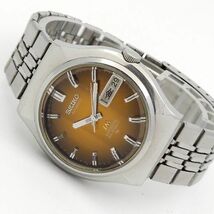 1円 SEIKO セイコー ロードマチック スペシャル 5216-7040 自動巻 動作品 カットガラス べっこう色 KN0265T（SA 104）_画像8