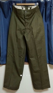 vintage Southern manufacturing company utilityfate-g pants CORONA windfild buzzricksons military mash ARMY desert 