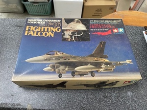  unused goods TAMIYA plastic model airplane F-16 fighting Falcon 