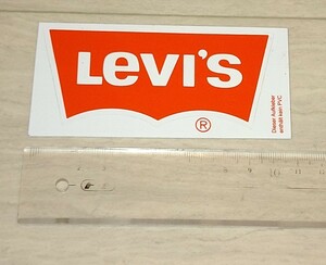 【1980年代 or 1990年代 当時物】LEVI'S 販促ステッカー リーバイス ジーンズ サイズ 10.2cm x 4.7cm