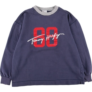 古着 00年代 トミーヒルフィガー TOMMY HILFIGER ATHLETICS ロゴスウェット トレーナー メンズXL /eaa389473