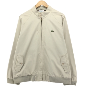 古着 80年代 ラコステ LACOSTE IZOD ハリントンジャケット スイングトップ メンズL ヴィンテージ /eaa415392