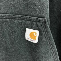 古着 カーハート Carhartt ORIGINAL FIT 袖プリント スウェットプルオーバーパーカー メンズL /eaa416767_画像6