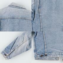 古着 90年代 リーバイス Levi's 71205-0317 デニムジャケット Gジャン USA製 メンズS ヴィンテージ /eaa397373_画像9