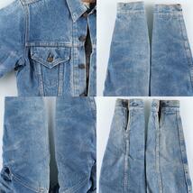 古着 80年代 リーバイス Levi's 70505 0317 デニムジャケット Gジャン USA製 メンズM ヴィンテージ /evb003175_画像9