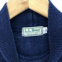 古着 90年代 エルエルビーン L.L.Bean ボーダー柄 ハイネック スウェットシャツ トレーナー USA製 メンズS ヴィンテージ /eaa416778_画像3