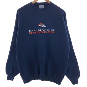 古着 LOGO7 NFL DENVER BRONCOS デンバーブロンコス スウェットシャツ トレーナー メンズXL /eaa382572