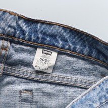 古着 90年代 リーバイス Levi's 505 REGULAR FIT STRAIGHT LEG テーパードデニムパンツ USA製 メンズw34 ヴィンテージ /eaa421210_画像4