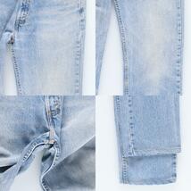 古着 90年代 リーバイス Levi's 505 REGULAR FIT STRAIGHT LEG テーパードデニムパンツ USA製 メンズw33 ヴィンテージ /eaa421214_画像9