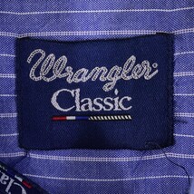 古着 ラングラー Wrangler Classic 長袖 ボタンダウンストライプシャツ メンズXL /eaa345103 【SS2403】_画像3