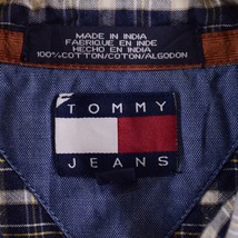 古着 90年代 トミーヒルフィガー TOMMY HILFIGER 長袖 コットンチェックシャツ メンズXXL ヴィンテージ /eaa338572 【SS2403】_画像3