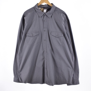 古着 00年製 パタゴニア Patagonia ORGANIC COTTON オーガニックコットン 52250F0 長袖 コットンシャツ メンズXXL /eaa343967 【SS2403】