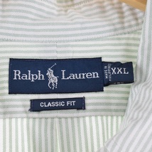 古着 ラルフローレン Ralph Lauren CLASSIC FIT クラシックフィット 長袖 ボタンダウンストライプシャツ メンズXXL /eaa345337 【SS2403】_画像3