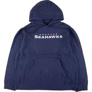  old clothes PRO LINE NFL SEATTLE SEAHAWKS Seattle si- Hawk s both sides print sweat pull over Parker men's XL /eaa334843 [SS2403]