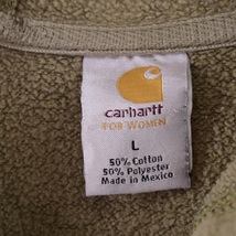 古着 カーハート Carhartt FOR WOMEN フルジップスウェットシャツ トレーナー レディースL /eaa330291 【SS2403】_画像3