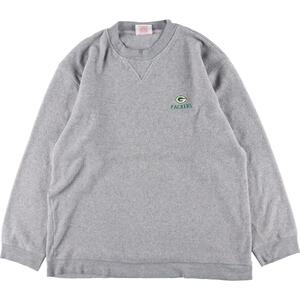 古着 NFL GREEN BAY PACKERS グリーンベイパッカーズ フリースプルオーバー メンズL /eaa307837 【SS2403】