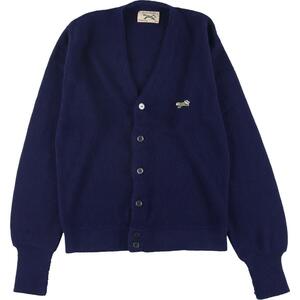 古着 80年代 ジェイシーペニー J.C.Penney THE FOX Sweater アクリルニットカーディガン メンズS ヴィンテージ /eaa304887 【SS2403】