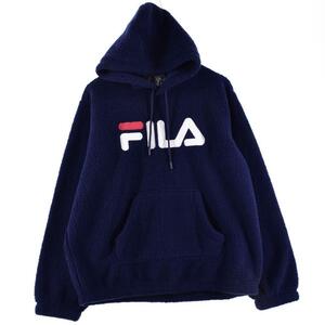 デッドストック DEADSTOCK フィラ FILA フリースパーカー メンズL /eaa307534 【SS2403】