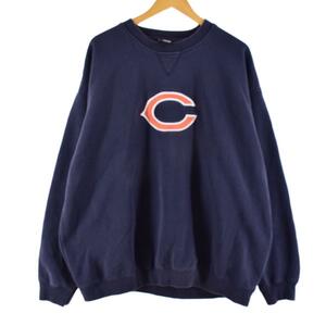 古着 NFL CHICAGO BEARS シカゴベアーズ スウェットシャツ トレーナー メンズXXL /eaa290989 【SS2403】