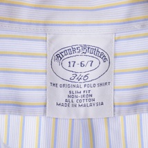 古着 ブルックスブラザーズ Brooks Brothers 346 長袖 ボタンダウンストライプシャツ メンズXL /eaa345371 【SS2403】_画像3