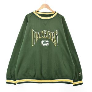 古着 LOGO7 NFL GREEN BAY PACKERS グリーンベイパッカーズ ロゴスウェット トレーナー メンズXXL /eaa305728 【SS2403】