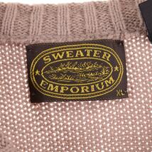 古着 SWEATER EMPORIUM ケーブル編み Vネック ニットベスト メンズXL /eaa311696 【SS2403】_画像3