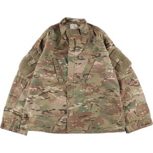 古着 米軍実品 U.S.ARMY マルチカムカモ 迷彩 ミリタリー コンバットジャケット USA製 X-LARGE-REGULAR メンズXXL /eaa311115 【SS2403】