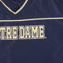 古着 colosseum athletic NOTRE DAME ノートルダム大学 カレッジ Vネック ウォームアッププルオーバー メンズXXL /eaa312970 【SS2403】_画像3