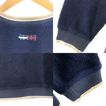 古着 90年代 トミーヒルフィガー TOMMY HILFIGER JEANS フリーススウェットシャツ トレーナー メンズL ヴィンテージ /eaa365452 【SS2403】_画像9