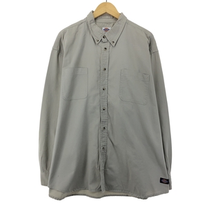 古着 ディッキーズ Dickies 長袖 ボタンダウンシャツ メンズXXL /eaa397236 【SS2403】