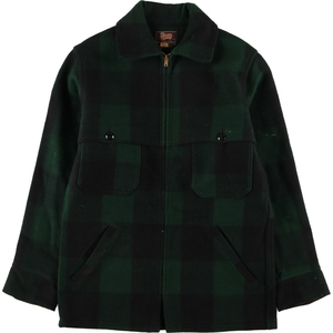 古着 40年代 ウールリッチ WOOLRICH バッファローチェック ウールジャケット メンズS ヴィンテージ /eaa388635 【SS2403】