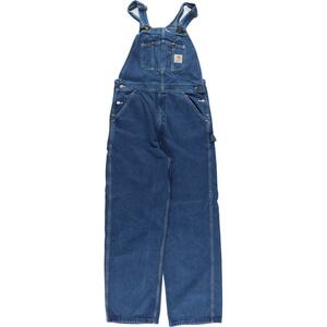 古着 90年代 カーハート Carhartt デニムオーバーオール メンズw34 ヴィンテージ /eaa322058 【SS2403】