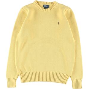 古着 ラルフローレン Ralph Lauren POLO by Ralph Lauren コットンニットセーター レディースS /eaa319621 【SS2403】