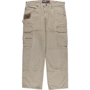 古着 ラングラー Wrangler ダブルニー カーゴワークパンツ メンズw36 /eaa375289 【SS2403】