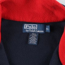 古着 ラルフローレン Ralph Lauren POLO by Ralph Lauren ハーフジップ フリースプルオーバー メンズXL /eaa376847 【SS2403】_画像3