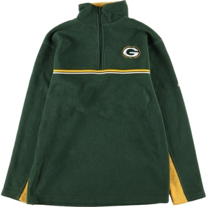 古着 NFL GREEN BAY PACKERS グリーンベイパッカーズ フリースプルオーバー メンズM /eaa376423 【SS2403】