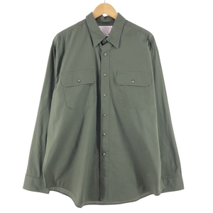 古着 FILSON GARMENT 長袖 コットンシャツ メンズXL /eaa375514 【SS2403】