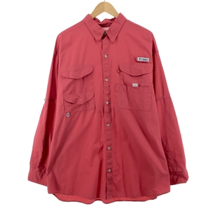 古着 コロンビア Columbia PFG 長袖 フィッシングシャツ メンズXL /eaa378358 【SS2403】