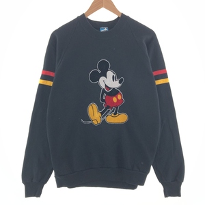 古着 80年代 DISNEY MICKEY MOUSE ミッキーマウス スウェットシャツ トレーナー USA製 レディースXXL ヴィンテージ /taa001070 【SS2403】