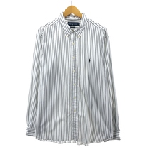 古着 ラルフローレン Ralph Lauren CLASSIC FIT 長袖 ボタンダウンストライプシャツ メンズXXL /eaa384685 【SS2403】_画像1