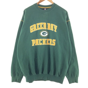 古着 NFL NFL GREEN BAY PACKERS グリーンベイパッカーズ プリントスウェットシャツ トレーナー メンズXXL /taa001720 【SS2403】