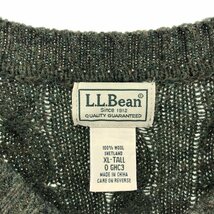 古着 エルエルビーン L.L.Bean Vネック ウールニットベスト メンズXL /eaa383115 【SS2403】_画像3