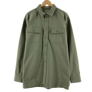 古着 エルエルビーン L.L.Bean 長袖 コットンシャツ メンズXL /eaa367593 【SS2403】