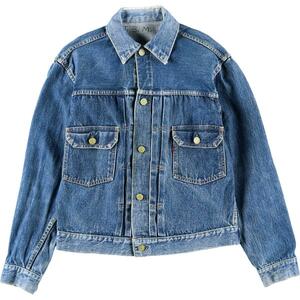 希少レア 50年代 リーバイス Levi's 507XX セカンド 2nd 紙パッチ デニムジャケット Gジャン メンズS ヴィンテージ /eva000169 【SS2403】