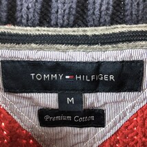 古着 トミーヒルフィガー TOMMY HILFIGER ボーダー柄 コットンニットセーター メンズL /eaa367275 【SS2403】_画像3