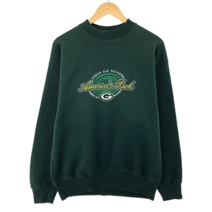 古着 NFL GREEN BAY PACKERS グリーンベイパッカーズ スウェットシャツ トレーナー USA製 メンズL /eaa387872 【SS2403】