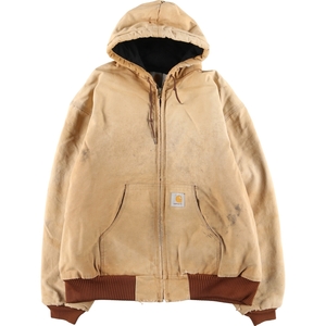 古着 カーハート Carhartt アクティブジャケット ダックフルジップパーカー メンズXXL /eaa387101 【SS2403】